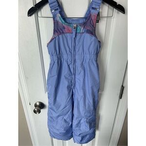 Zero xpousure purple ski pants overalls size 4T